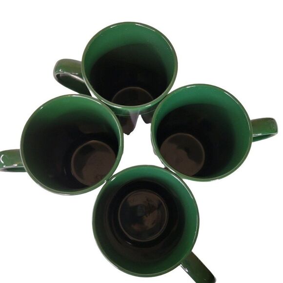 Starbucks 2020 - 11oz. Green Holiday Christmas Mugs - Set of 4 - Picture 8 of 9